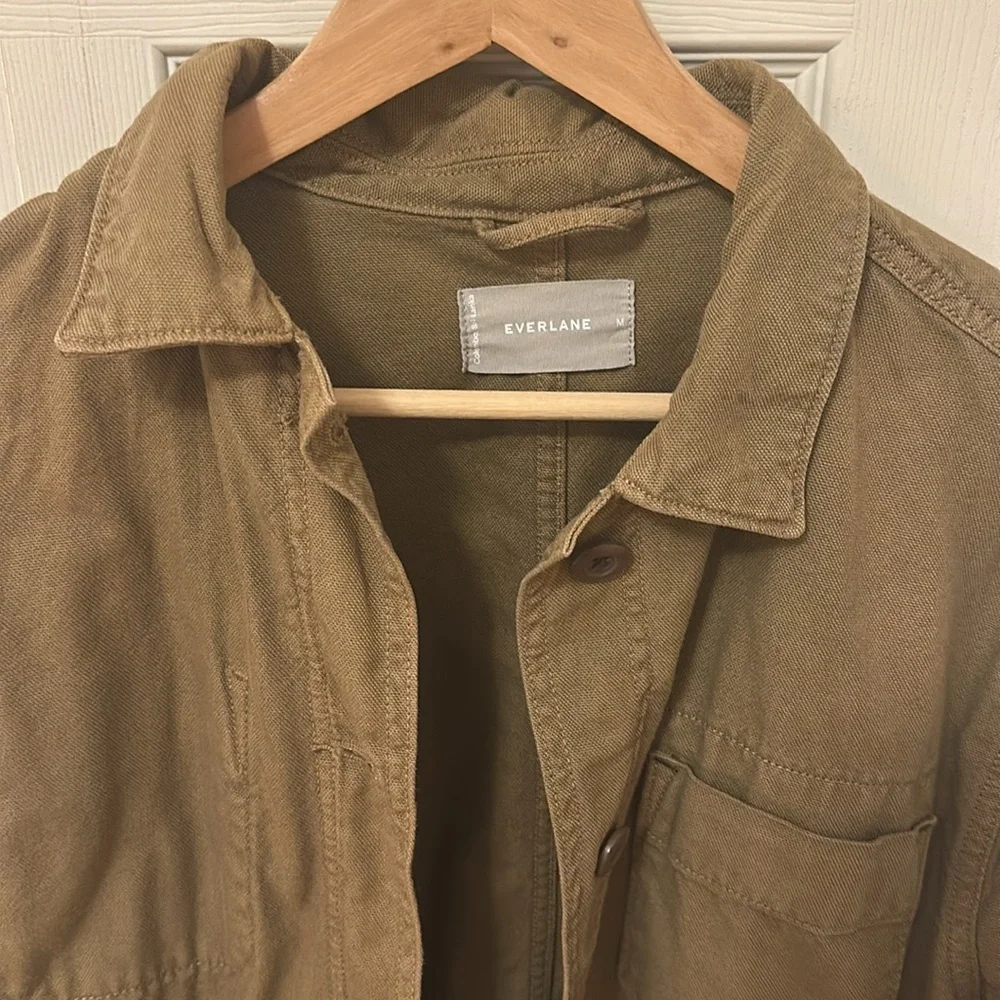 Everlane chore light brown women’s jacket size medium - Picture 4 of 8